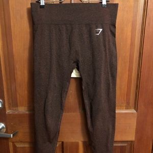 Gymshark brown marl size large leggings